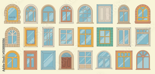 Collection of Diverse Window Styles and Designs for Home Improvement