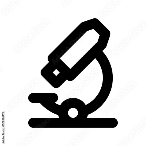 Microscope icon. Microscope sign and symbol vector design. Vector illustration.