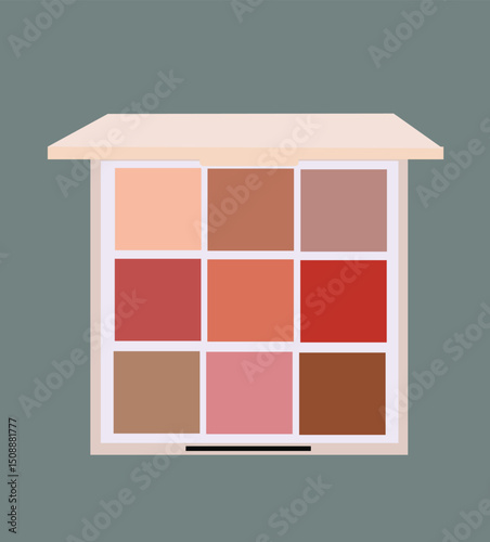 eye shadow package and box, 