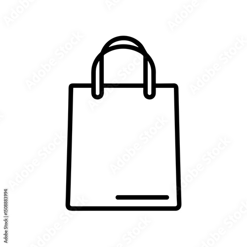 Paper bag with new clothing items for preparing summer wardrobe  
