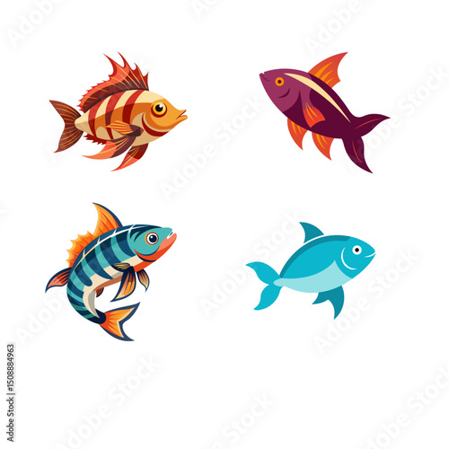 set of fish
