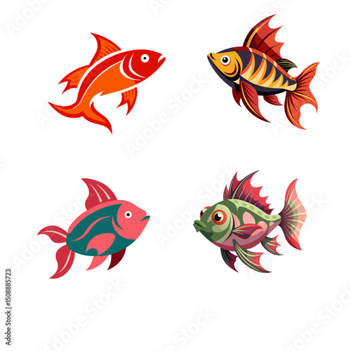 set of fish