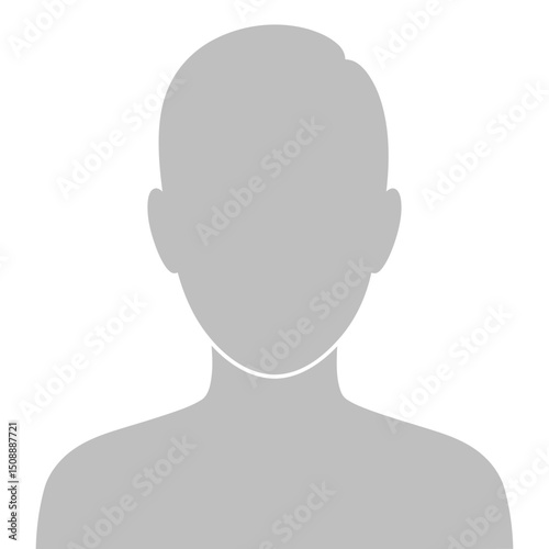 Generic Male Avatar Placeholder Profile Image for Websites and Applications
