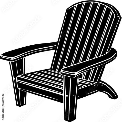 black and white chairs