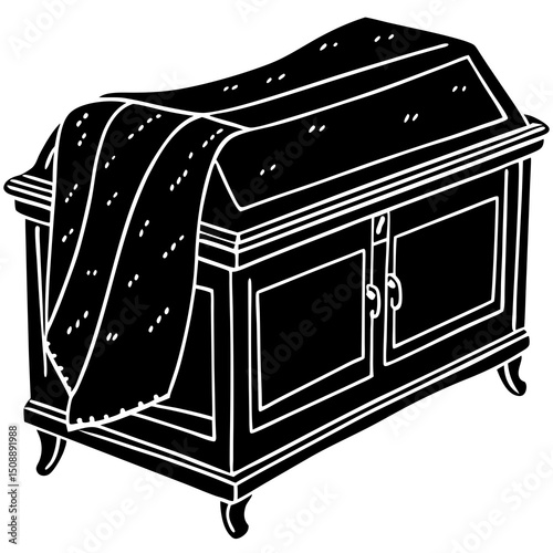 illustration of a chest