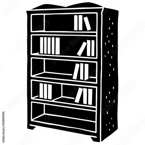 bookshelf with books