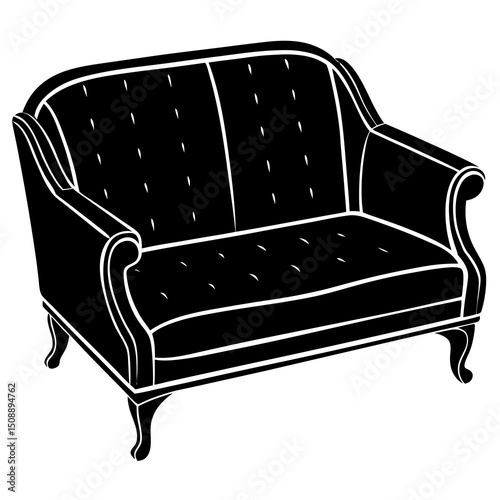 sofa isolated on white background