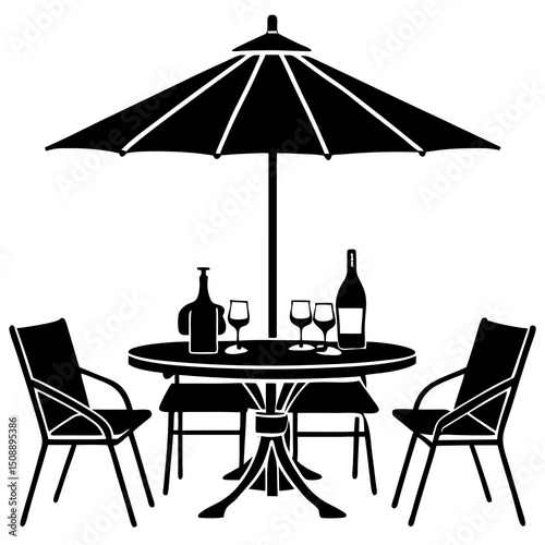 table and chairs