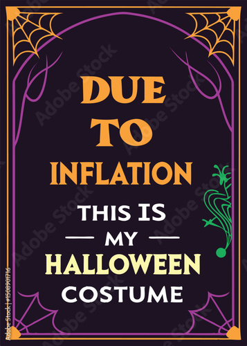 Due to inflation this is my halloween costume silhouette design