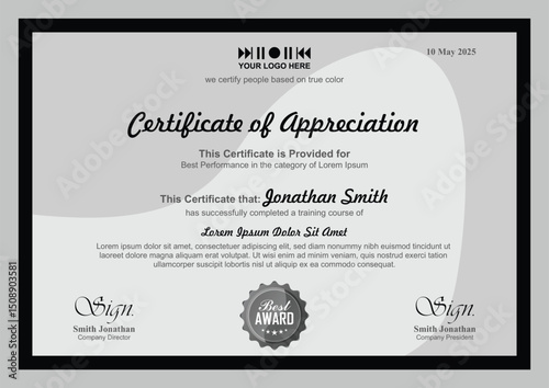Certificate,of,Appreciation,for,Outstanding,Support,in,Fundraising,Event,Organization