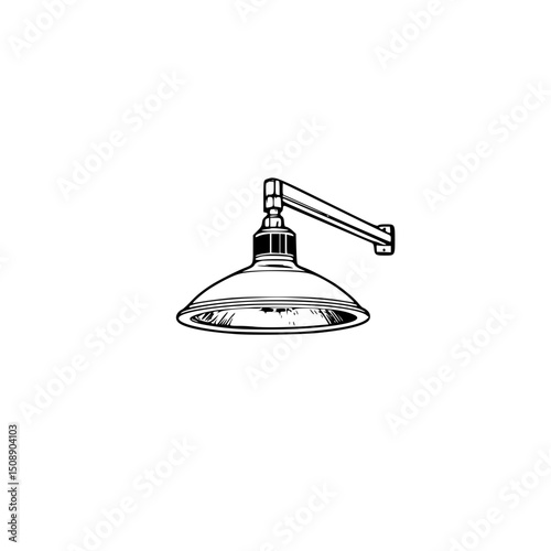 Vector icon of medical surgical light
