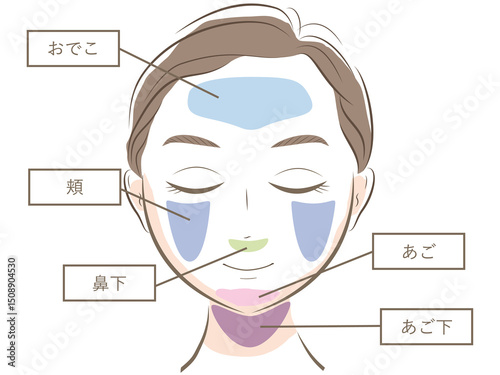 脱毛箇所　顔