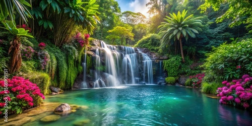 Serene Waterfall Paradise: 8K Ultra HD Cinematic Photography