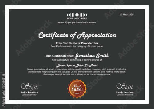 Award,of,Excellence,for,Top,Performer,in,Sales,Team,Contribution