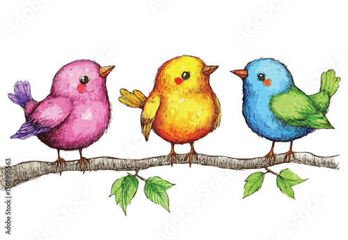 birds vector art