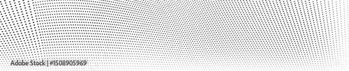 Abstract halftone wave dotted background. Futuristic twisted grunge pattern, dot, circles.  Vector modern optical pop art texture for posters, business cards, cover, labels mock-up, stickers layout