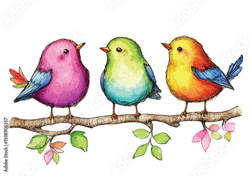 birds vector art