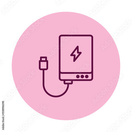 Portable Charger pentaglow , vector, pixel perfect, illustrator file 
