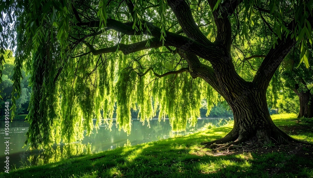 Naklejka premium trees in the forest