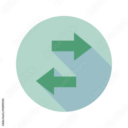 Free Download Green Retweet Arrows Icon
 - GFXLoad