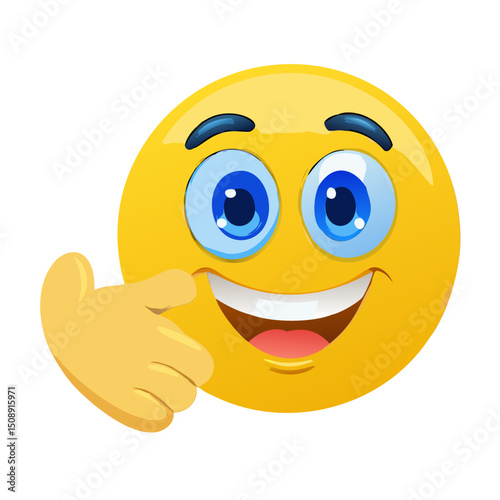 Teasing Grinning Emoji
Playful Pinching Smile