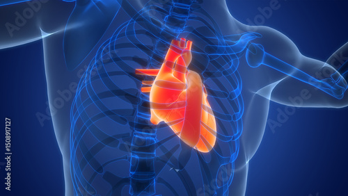 Human Circulatory System Heart Anatomy