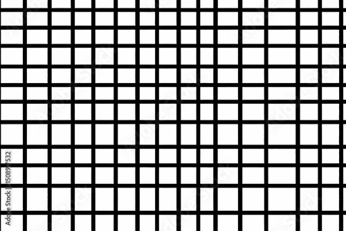 Black and White Grid Pattern - Geometric Square Background - Minimalist Design for Modern Projects - Versatile and Eye catching Visual Element