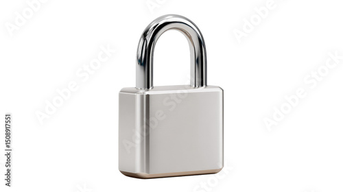 Security in the Digital Age: A photorealistic image showcasing a sturdy padlock, symbolizing robust protection and secure safeguarding.