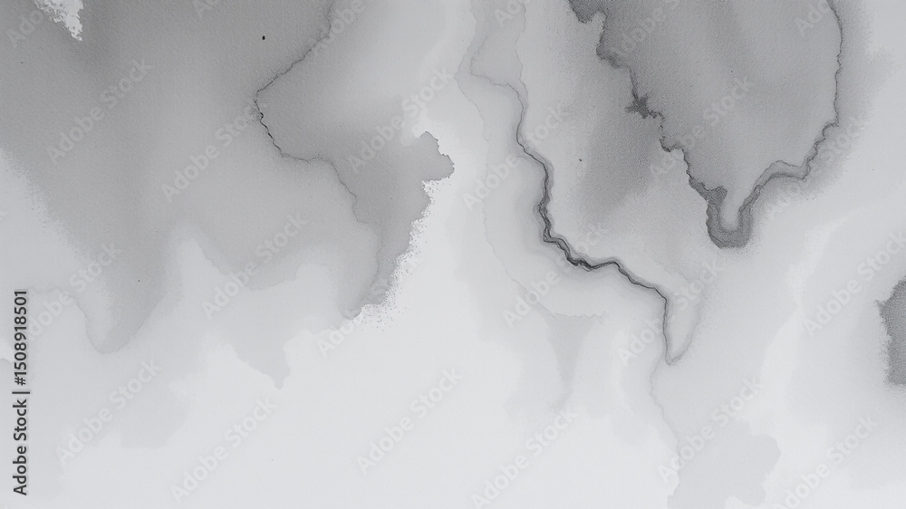 Fototapeta premium Abstract gray ink wash background design texture