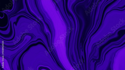 Deep purple swirl: fluid marble texture background design