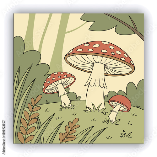 Mushrooms False honey fungus on a stump in a beautiful autumn forest.group fungus in autumn forest with leaves.Wild mushroom on the spruce stump. Autumn time in the forest.HEADPONE (1)