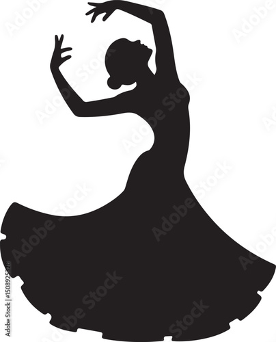 Expressive Dancer in Mid-Spin Silhouette

Powerful Dance Leap Vector Illustration

Contemporary Dancer in Motion Silhouette Art

Hip-Hop Dancer in Action Pose Vector

Ballet Dancer Striking a Bold Pos