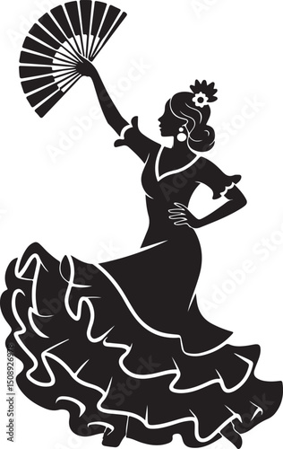 Expressive Dancer in Mid-Spin Silhouette

Powerful Dance Leap Vector Illustration

Contemporary Dancer in Motion Silhouette Art

Hip-Hop Dancer in Action Pose Vector

Ballet Dancer Striking a Bold Pos