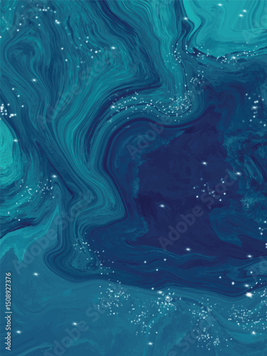 Abstract ocean- ART. Natural Luxury, Blue marble abstract background texture, marbling with natural luxury style swirls of marble , Liquid marble pattern