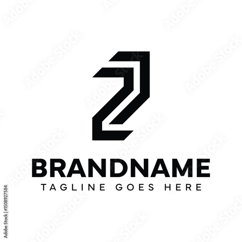 Free Download Letters ZJ Monogram Logo, for any brand with ZJ or JZ initials - GFXLoad