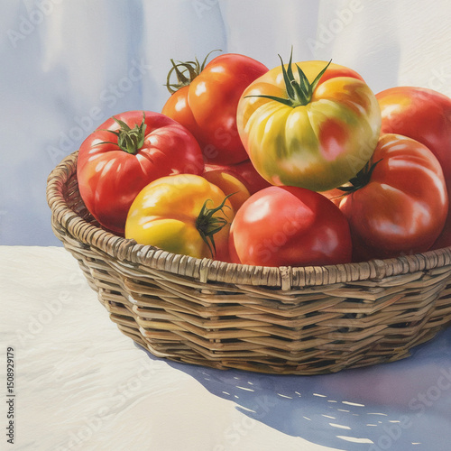 basket of tomatoes
