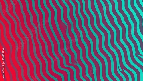 Abstract Geometric Zigzag Gradient Background