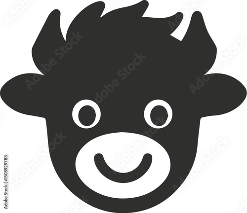 A cute cartoon animal illustration with a funny baby cat character drawing, featuring a smiling pet boy design and humorous mouse, owl, bird, and fish faces.
