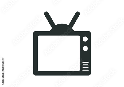 tv set vector