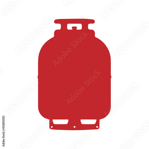 LPG gas cylinder icon