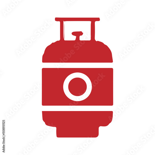 LPG gas cylinder icon