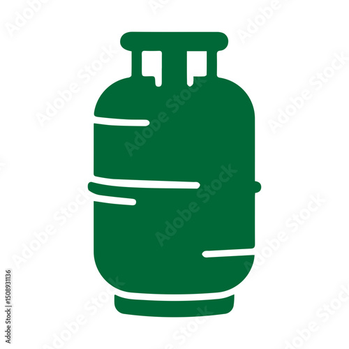 LPG gas cylinder icon