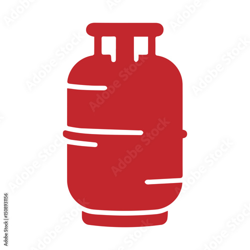 LPG gas cylinder icon