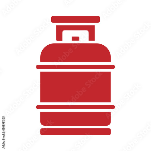 LPG gas cylinder icon