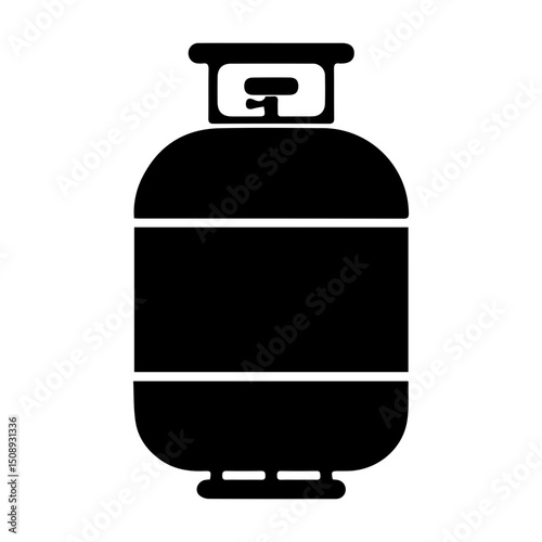 LPG gas cylinder icon