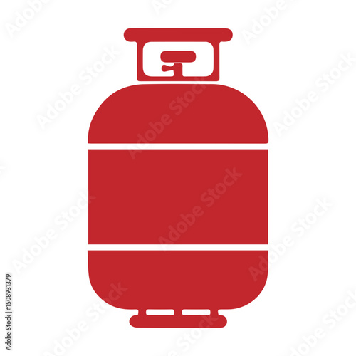 LPG gas cylinder icon