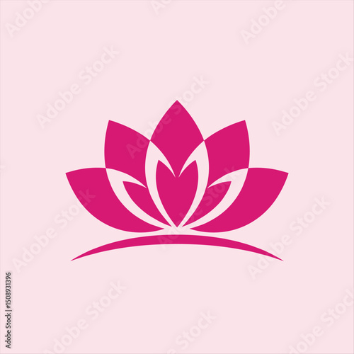Beauty Vector lotus flowers design logo Template icon