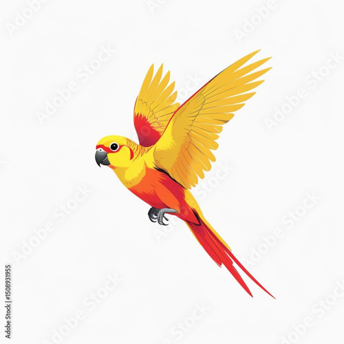 red and yellow macaw ara ararauna