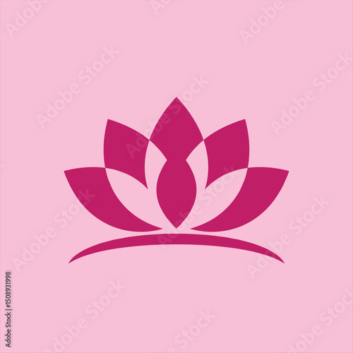 Beauty Vector lotus flowers design logo Template icon