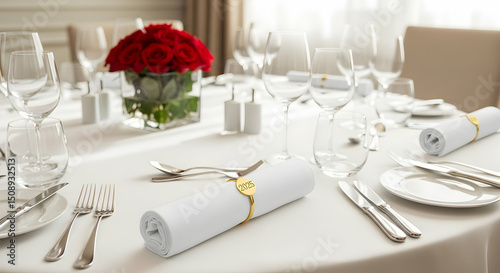 Elegant Wedding Reception Table Setting Luxurious Event Design Inspiration